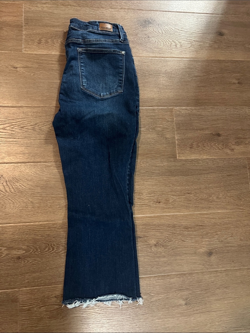 Women’s Judy Blue Dark Blue Straight-Leg ankle Jeans